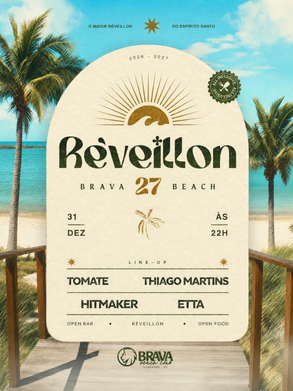 Réveillon Brava Beach Club