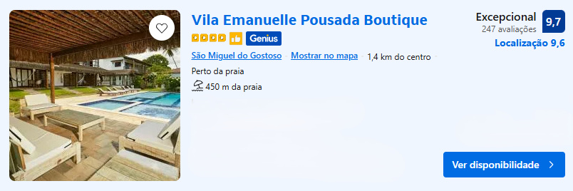 Vila Emanuelle Pousada Boutique | Imagem: Booking.com