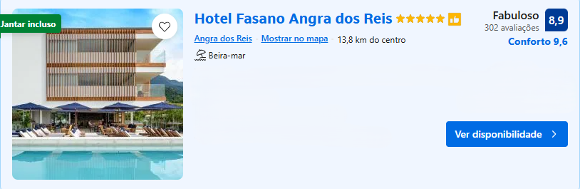 Hotel Fasano Angra dos Reis | Imagem: Booking.com