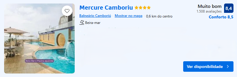 Mercure Camboriú | Imagem: Booking.com