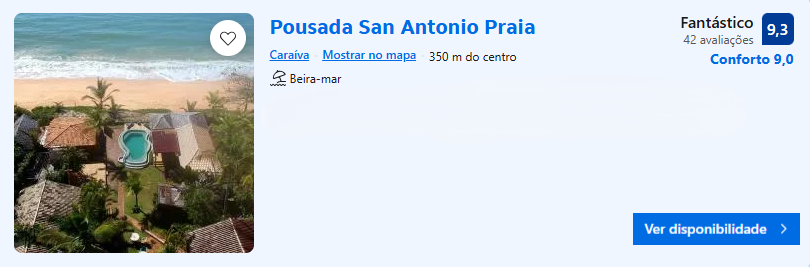 Pousada San Antonio Praia | Imagem: Booking.com